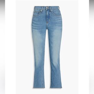VERONICA BEARD Carly high-rise kick-flare jeans women’s size 26 denim blue